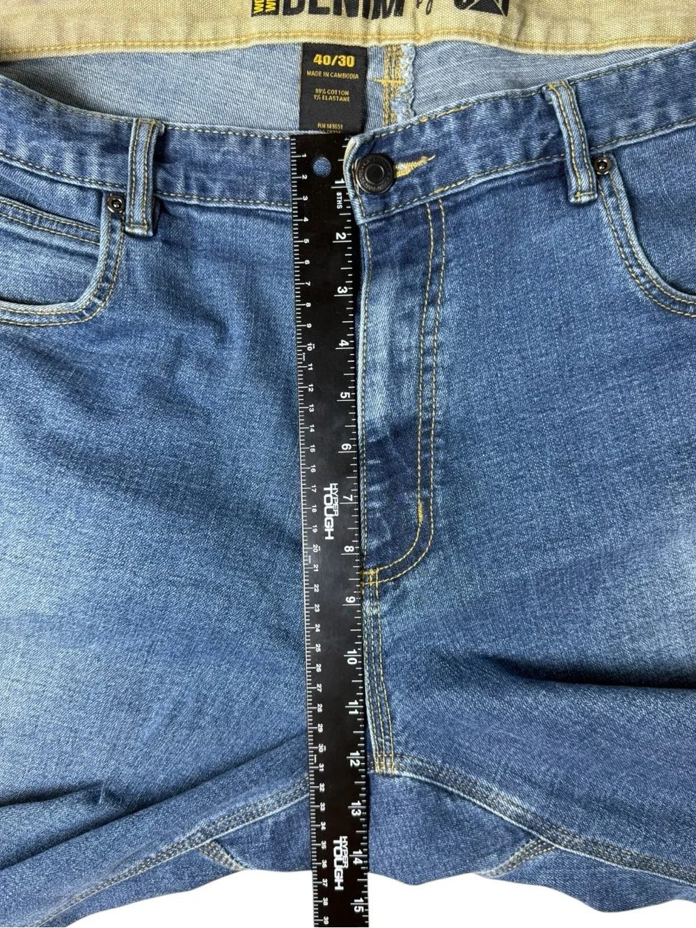 CAT Caterpillar Denim Straight Leg Stretch Jeans 40x30